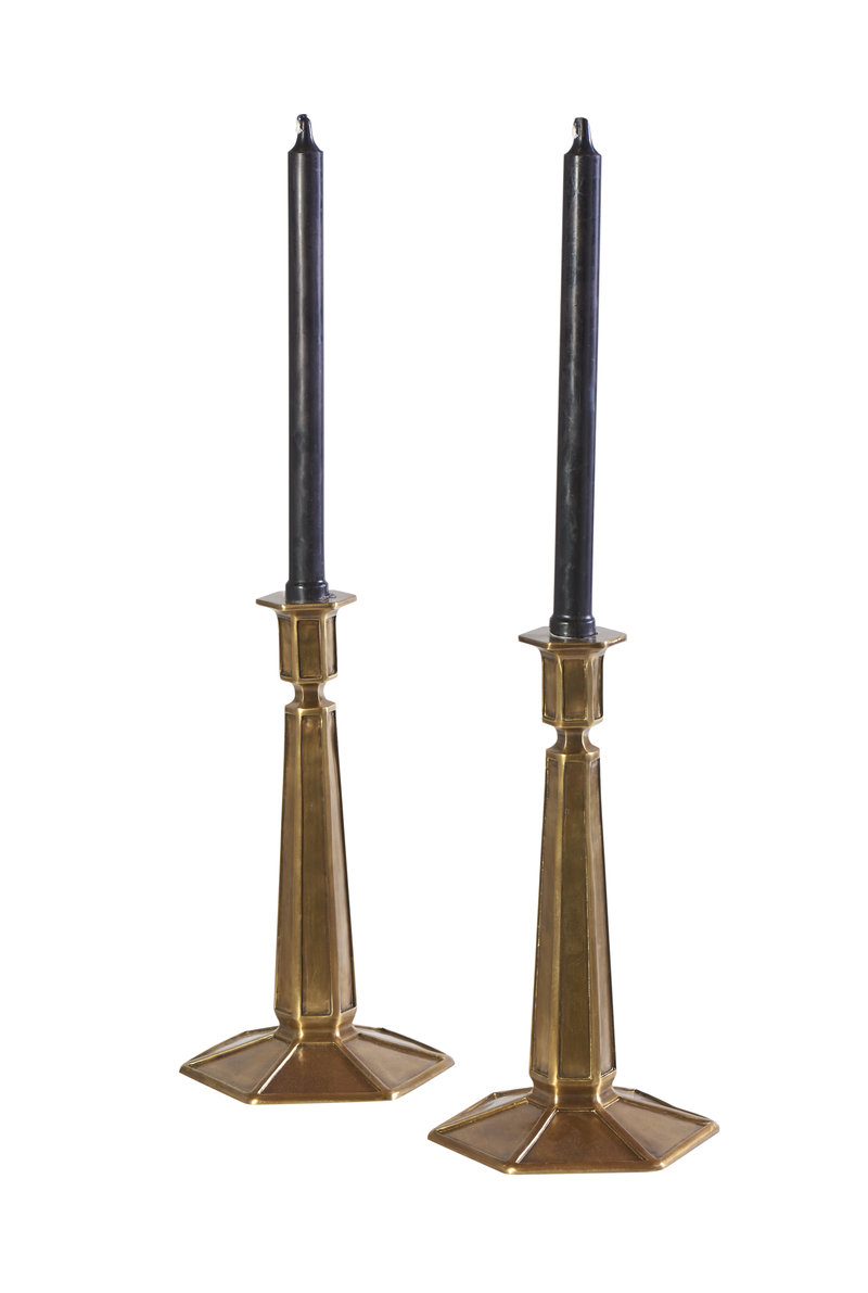 Alexa hampton maitland smith brass candleholders a 800 xxx q85