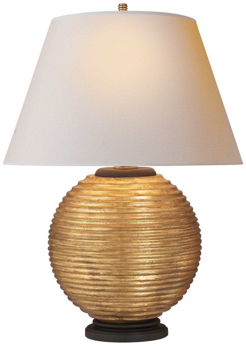 Alexa hampton visual comfort co. hugo table lamp gilded wood 800 xxx q85